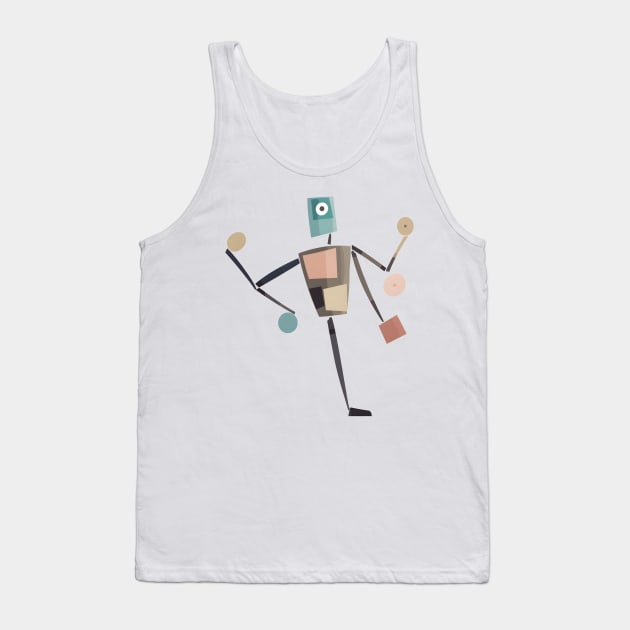 PicassoBot Paulo Tank Top by QwerkyShirts